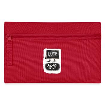 Lügen Haben Kurze Beine – Spruch - Federtasche - Rot - Vorne