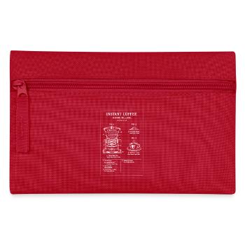 Instant Coffee Blueprint Illustration - Pencil Case - red - Front
