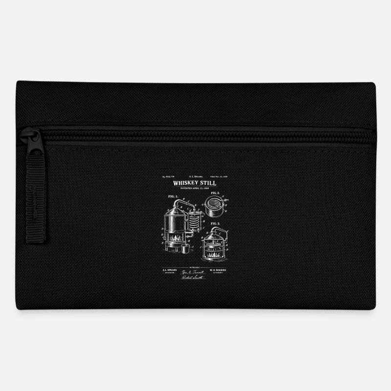 Esquisse du plan du distillateur pour whisky - Trousse - noir
