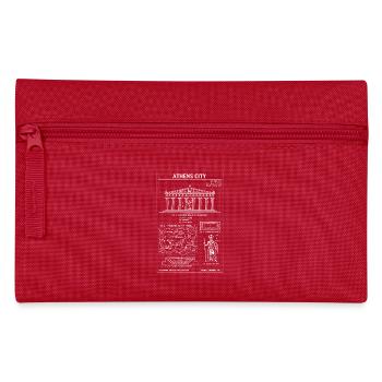 Plan directeur de la ville d’Athènes - Trousse - rouge - Devant