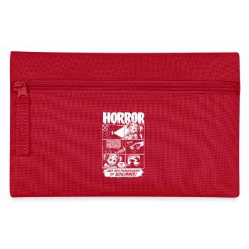 Horror Cursed Movie Taste - Pencil Case - red - Front
