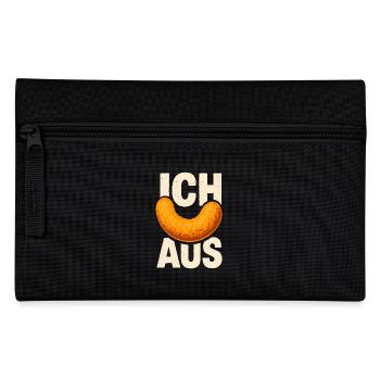 Lustiger Spruch Humor Ich Flip Aus Geschenkidee - Federtasche - Schwarz - Vorne