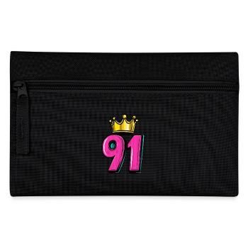 91 Number Crown - Pencil Case - black - Front