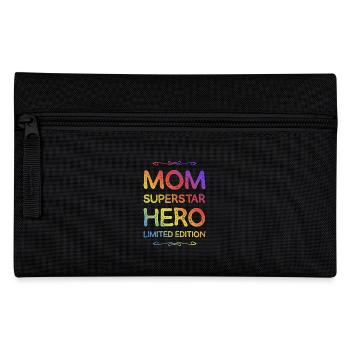 Meilleure maman maman héroïne disant maman - Trousse - noir - Devant