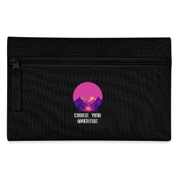 Retro Gaming Adventure - Pencil Case - black - Front