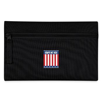 Fight with hearts - Pencil Case - black - Front