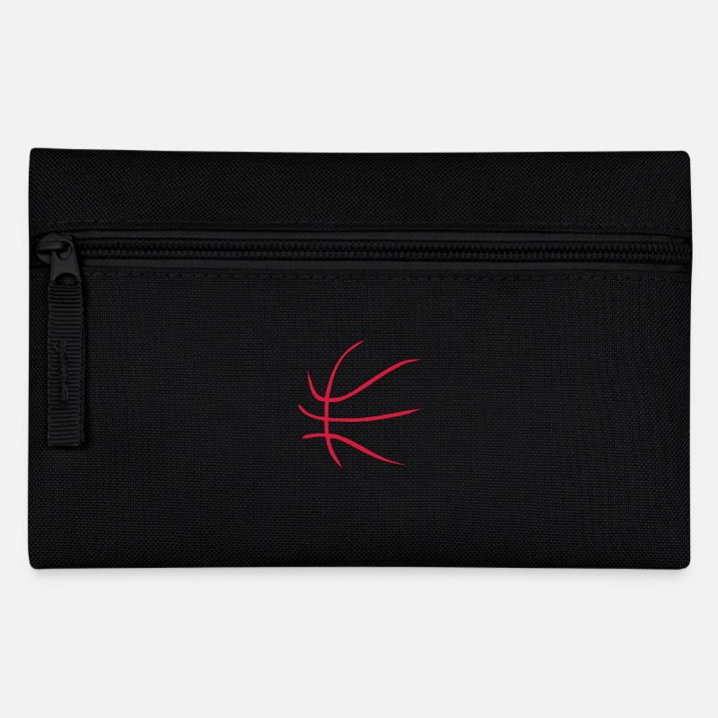 basketball basket - Pencil Case - black