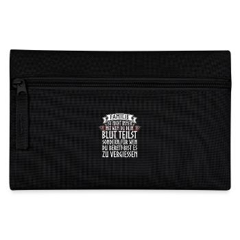 Wikinger - Familie - Federtasche - Schwarz - Vorne