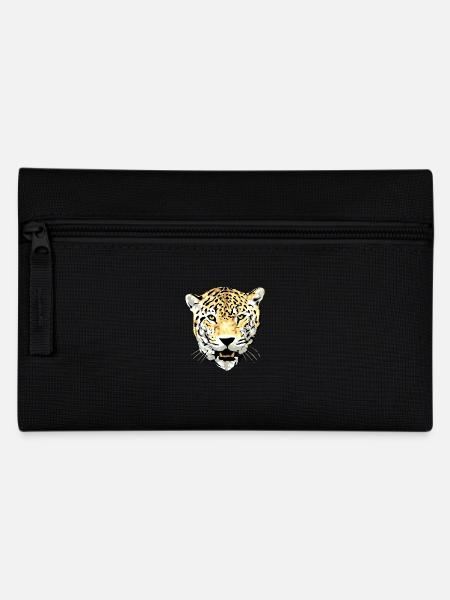 Wild jaguar - Federtasche - Schwarz
