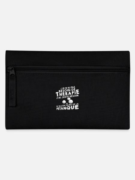 Therapie petanque - Trousse - noir