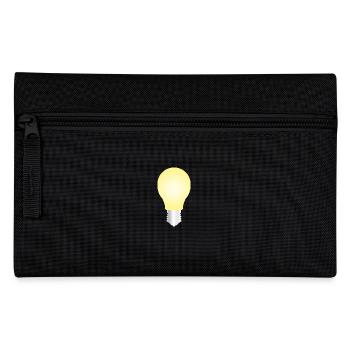 light bulb - Pencil Case - black - Front