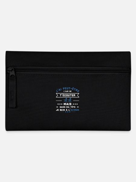 Je suis a l'aviron cadeau - Trousse - noir