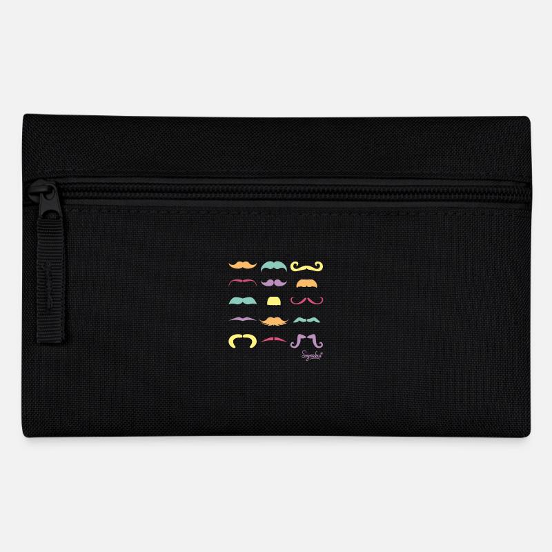 SUMMER MOUSTACHES SOYONSFOUS - Trousse - noir