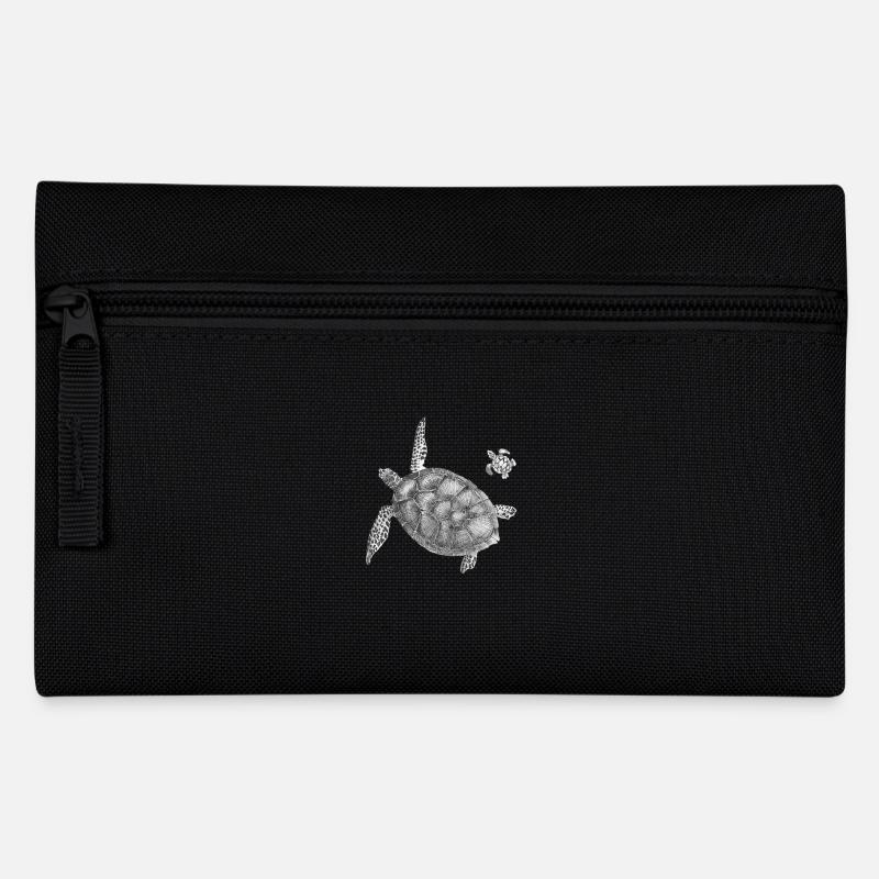 Tortues marines - Trousse - noir