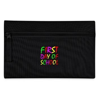 First day of school - Pencil Case - black - Front