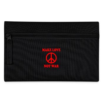 Make love not war - Trousse - noir - Devant