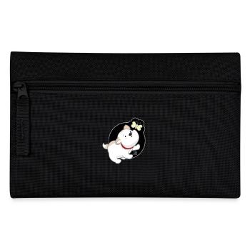 Dog Korean - Japanese Style 01 - Pencil Case - black - Front