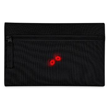 Bullet Wound Bullet Hole Halloween Costume - Pencil Case - black - Front