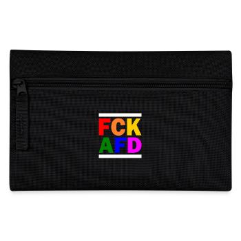 Fck afd - Federtasche - Schwarz - Vorne
