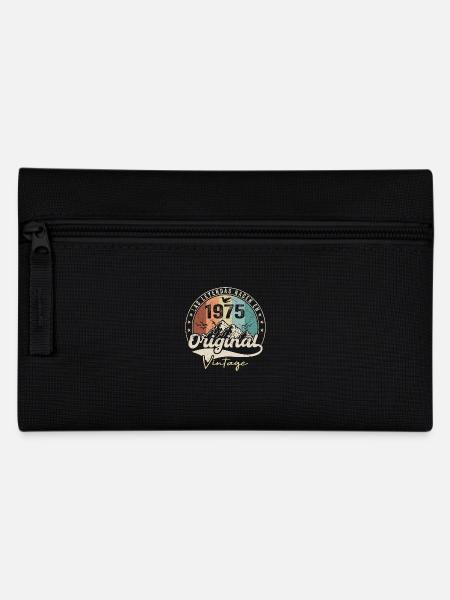 Retro 1975 Geburtstagsgeschenk 1975 Jahrgang 1975 - Federtasche - Schwarz