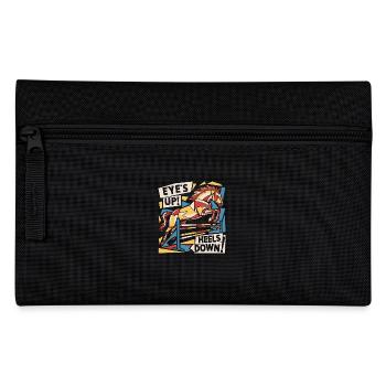 Eyes up, heels down - Pencil Case - black - Front