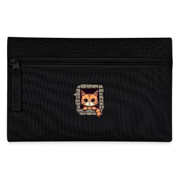 Cute cat - Pencil Case - black - Front