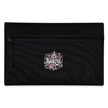 Thankful Dankbar Dankbarkeit - Federtasche - Schwarz - Vorne