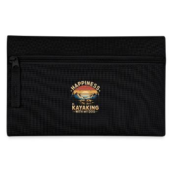Fun for dog lovers on the water - Pencil Case - black - Front