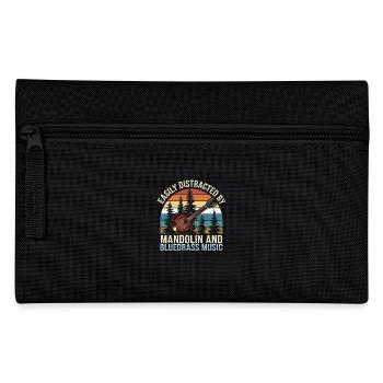Fascination for mandolin and bluegrass - Pencil Case - black - Front