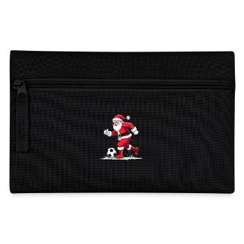 Fussballer Weihnachten - Federtasche - Schwarz - Vorne