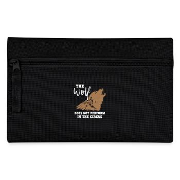 The Wolf Does Not Perform In The Circus - Pencil Case - black - Front
