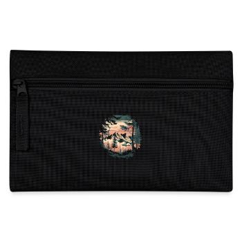 Trees Wildlife Nature Mountains Adventure Forest - Pencil Case - black - Front