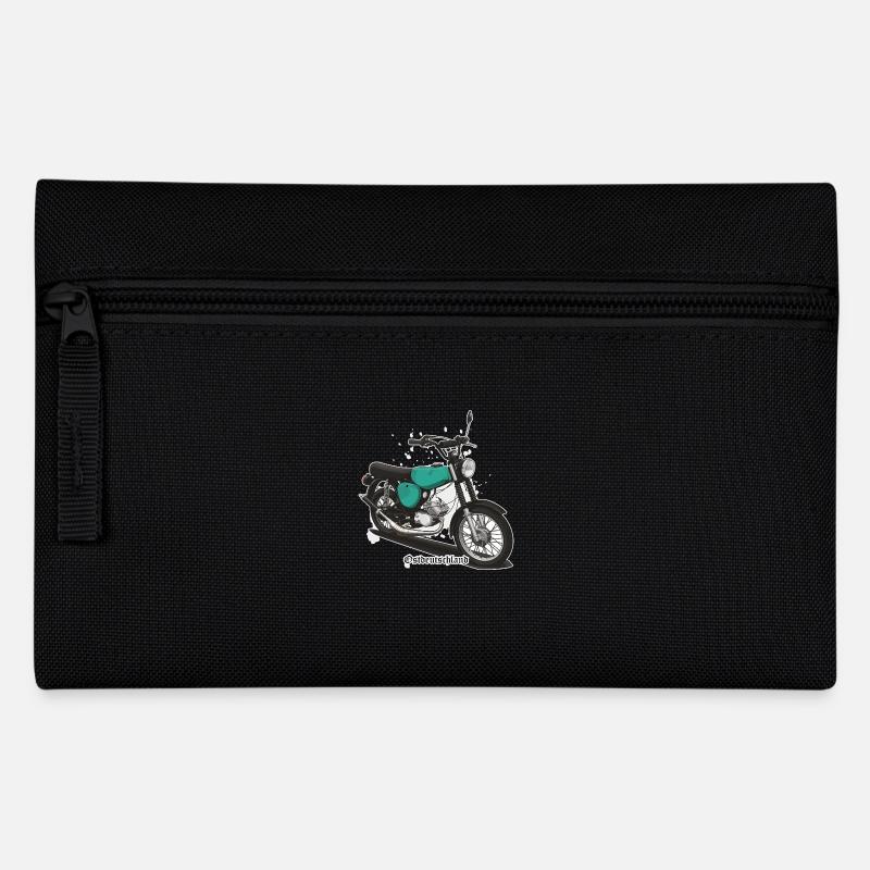 S51 (türkis) // Illustration - Federtasche - Schwarz