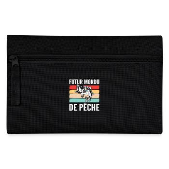 Fishing Enthusiast for Baby - Pencil Case - black - Front