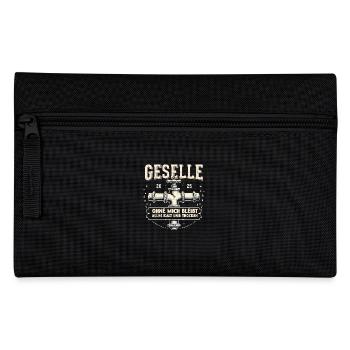 Azubi Erfolg - Geselle 2025 Design - Federtasche - Schwarz - Vorne