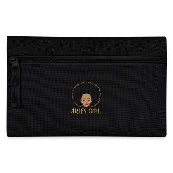 Sternzeichen Widder - Federtasche - Schwarz - Vorne