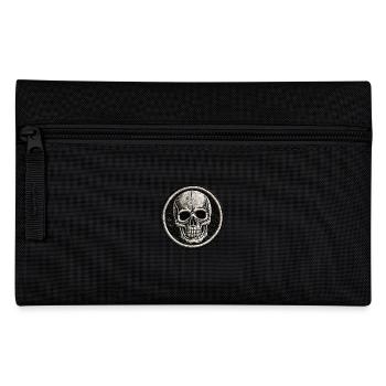 Schädel - Federtasche - Schwarz - Vorne