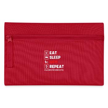 Remote home office - Pencil Case - red - Front