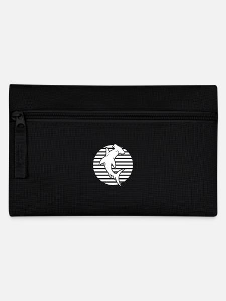 Hammerhai, Tauchen - Federtasche - Schwarz
