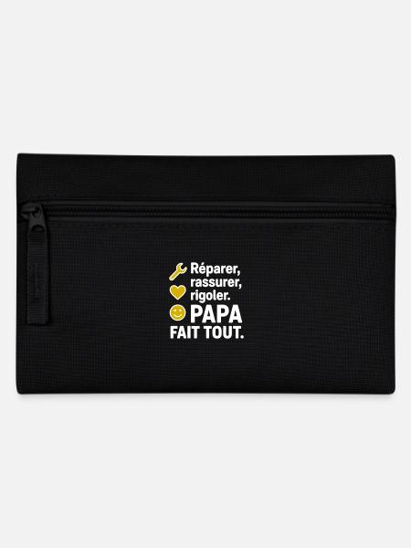 Réparer, rassurer, rigoler. Papa fait tout - Trousse - noir