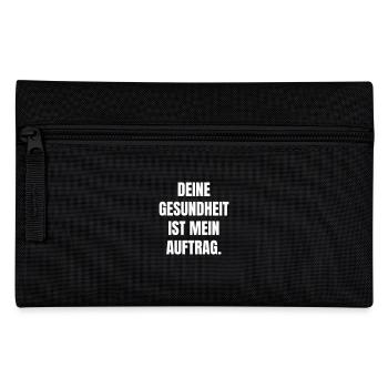 Your health is my mission. - Pencil Case - black - Front