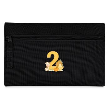 farm birthday / Bauernhof Geburtstag - Federtasche - Schwarz - Vorne