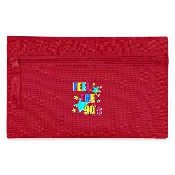 Fühle die 90er - Federtasche - Rot - Vorne