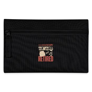 A Legendary Mailman Has Retired Cool Postal Worker - Pencil Case - black - Front