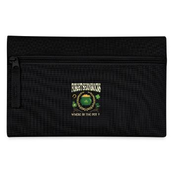 Forget Shamrocks Where's The Pot Funny Irish Quote - Pencil Case - black - Front
