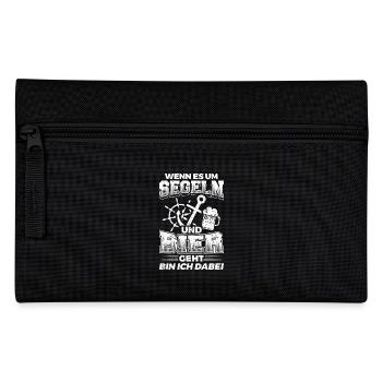 Sailing Sails Sail Shirt If It Um - Pencil Case - black - Front