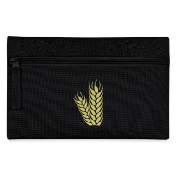 getreide corn cereal wheat weizen veggie gemuese v - Federtasche - Schwarz - Vorne