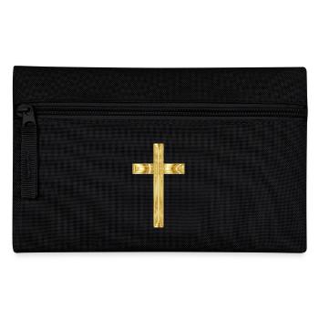 god god church church bible bible wedding wedding sign - Pencil Case - black - Front