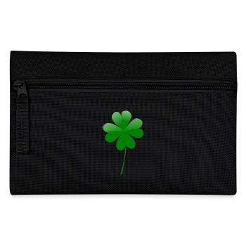 trèfle chance trèfle à quatre feuilles chance clover43 - Trousse - noir - Devant