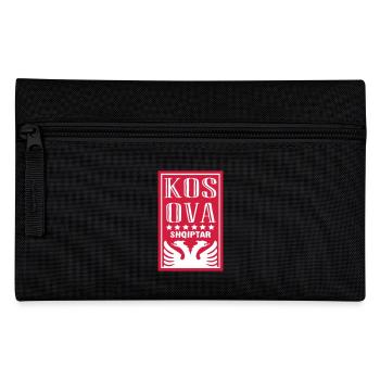 shqiptar design kosova - Pencil Case - black - Front